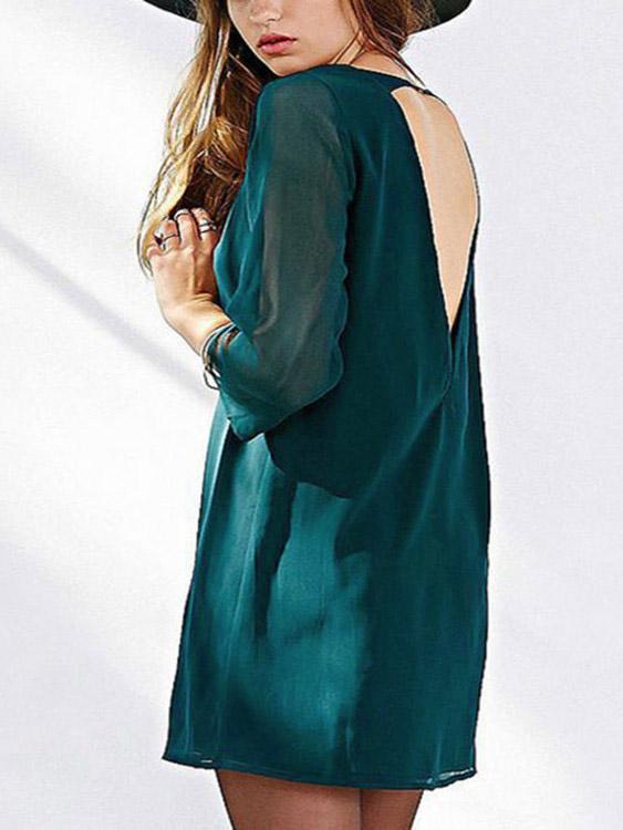 NEW FEELING Womens Blue Mini Dresses