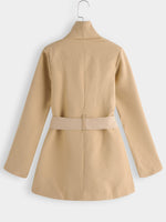NEW FEELING Womens Khaki Coats