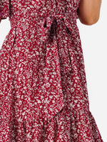 Custom Long Sleeve Short Chiffon Dress