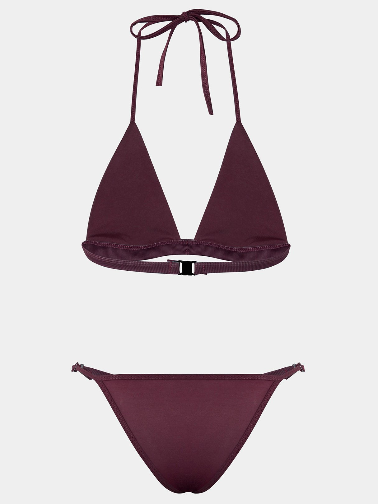NEW FEELING Womens Burgundy Bikinis