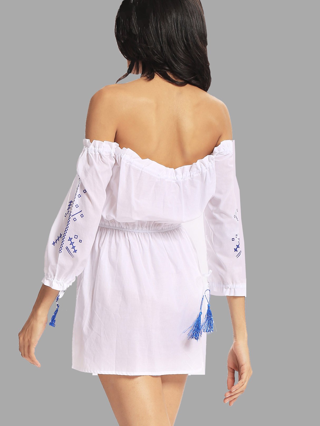 NEW FEELING Womens White Mini Dresses