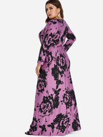 Custom Womens Long Sleeve Plus Size Dress