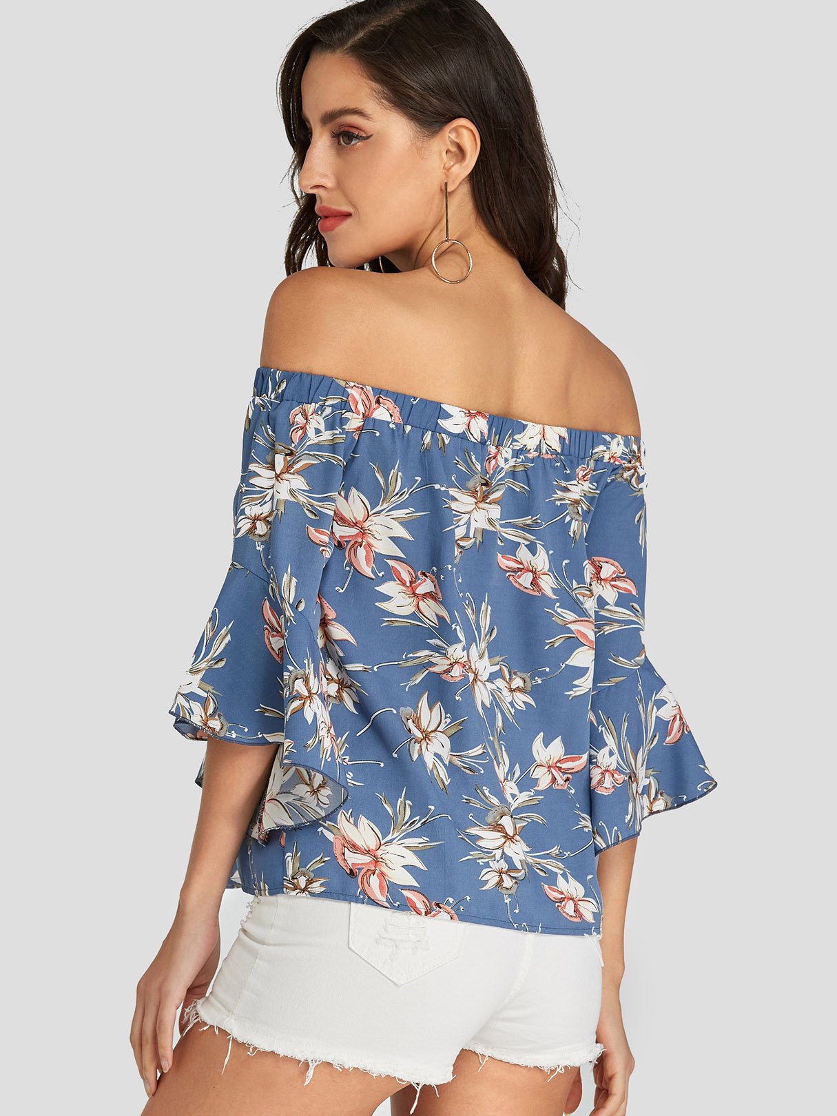 ODM Ladies 3/4 Sleeve Blouses