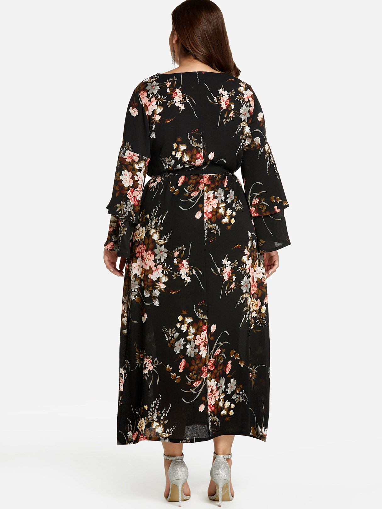 NEW FEELING Womens Black Plus Size Dresses