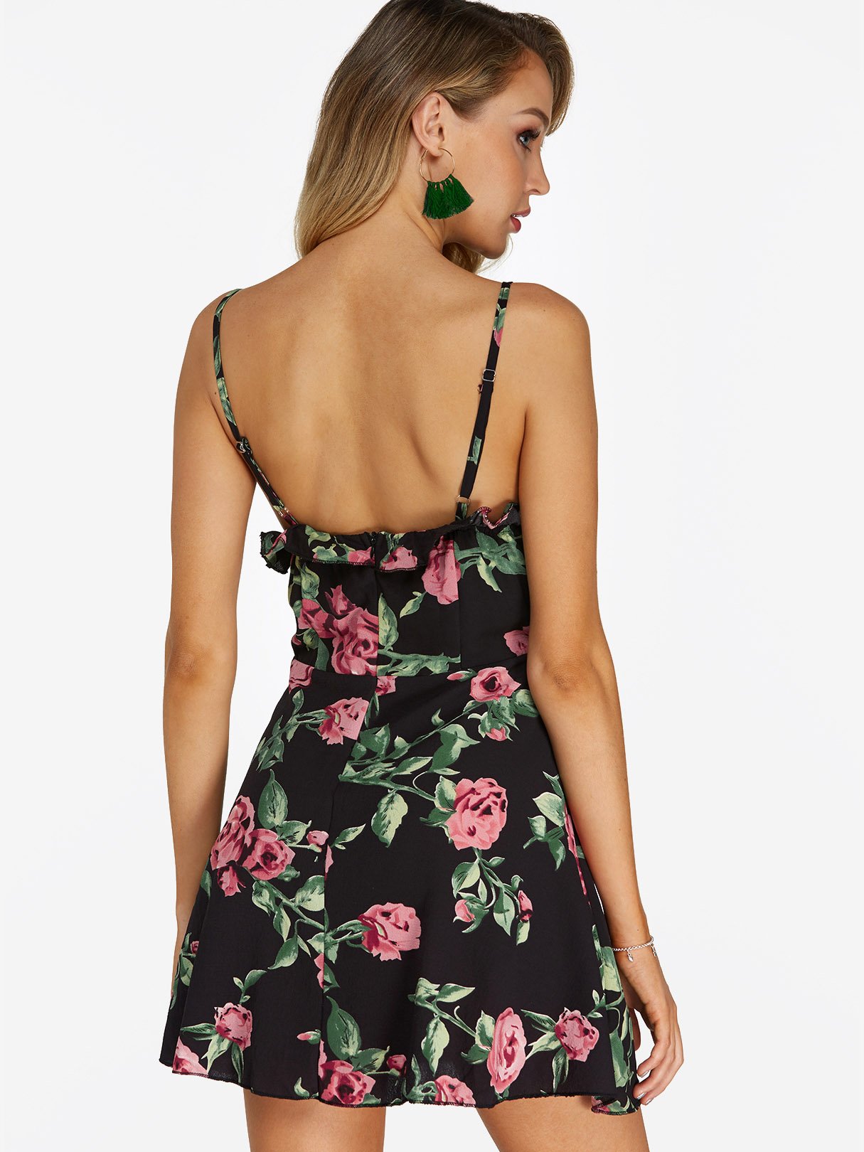 NEW FEELING Womens Black Mini Dresses