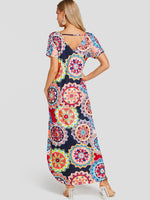 ODM Ladies Short Sleeve Casual Dress