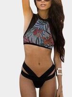Custom Blue Green Bikinis