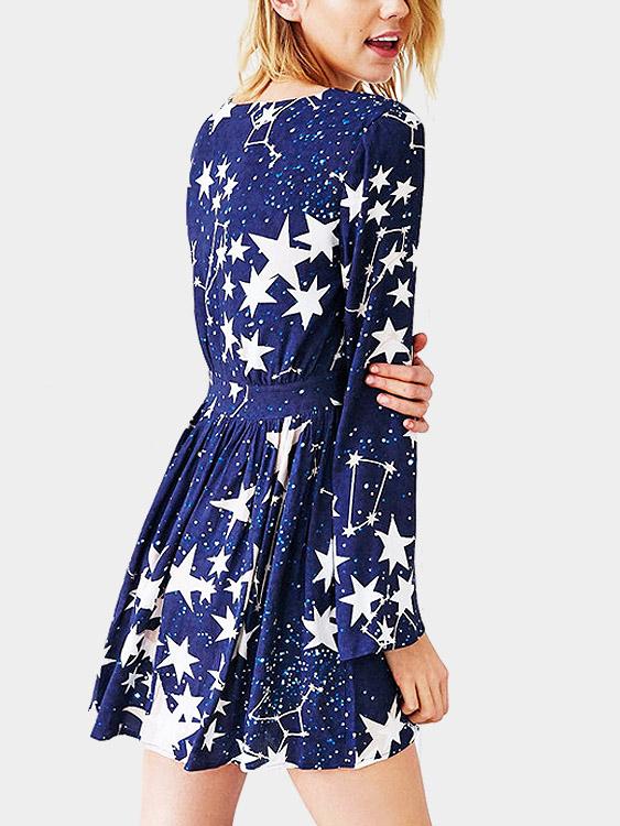 NEW FEELING Womens Blue Mini Dresses