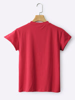 OEM Ladies Red T-Shirts