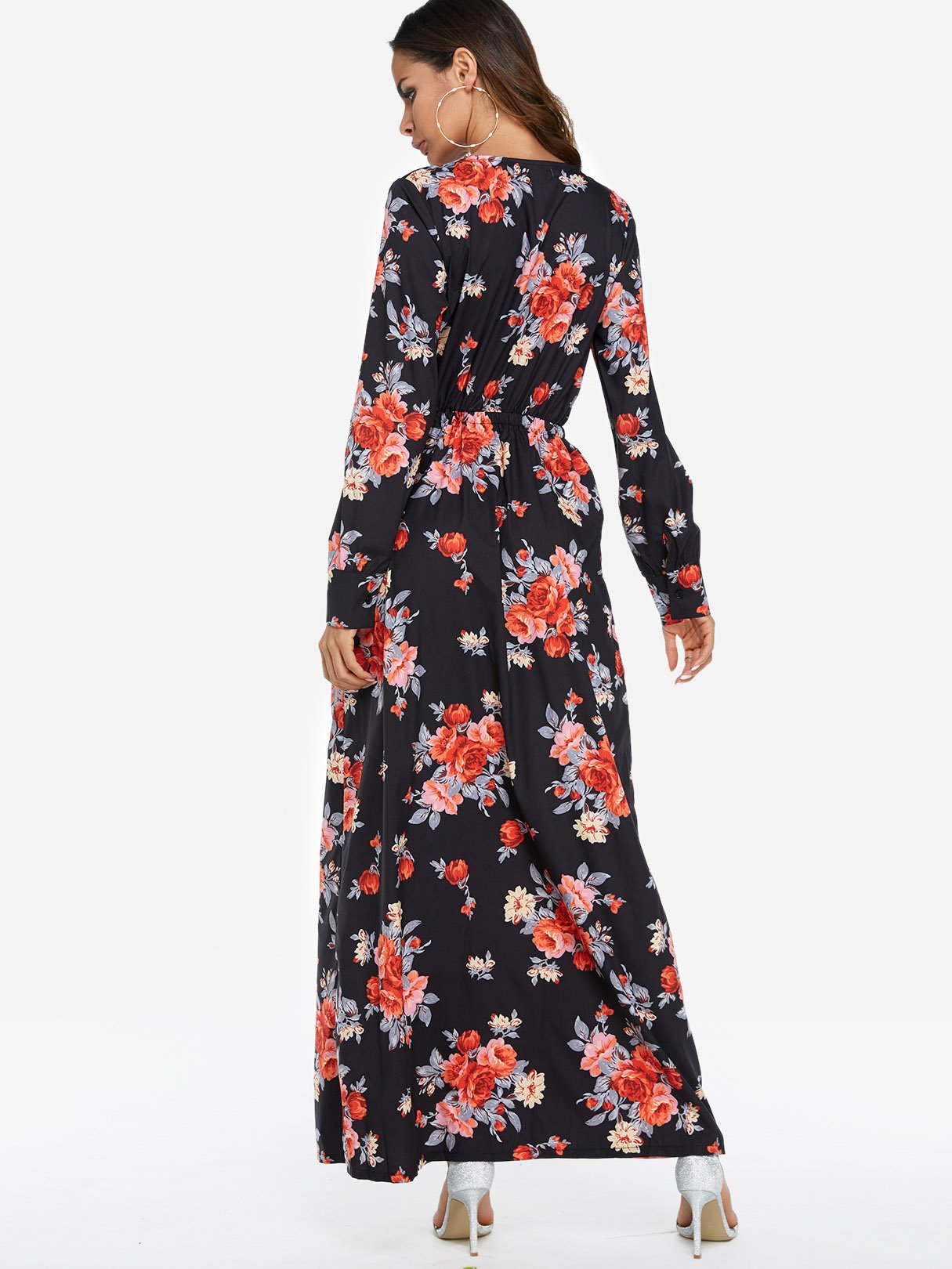 NEW FEELING Womens Black Maxi Dresses