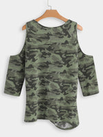 NEW FEELING Womens Green T-Shirts