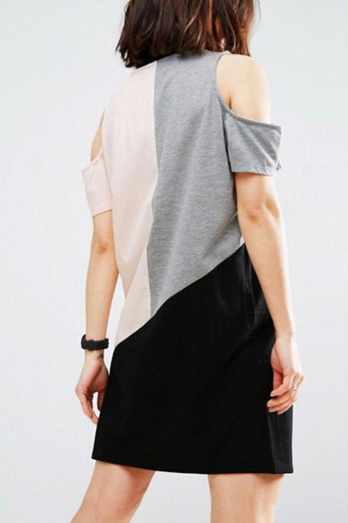 NEW FEELING Womens Multi Casual Dresses