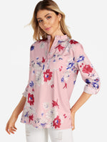 Custom Womens Floral Print Blouses