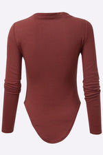 NEW FEELING Womens Burgundy T-Shirts