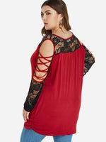 Custom Womens Long Sleeve Plus Size Dress