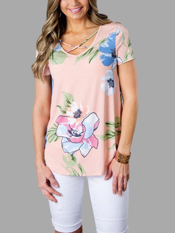NEW FEELING Womens Multi T-Shirts