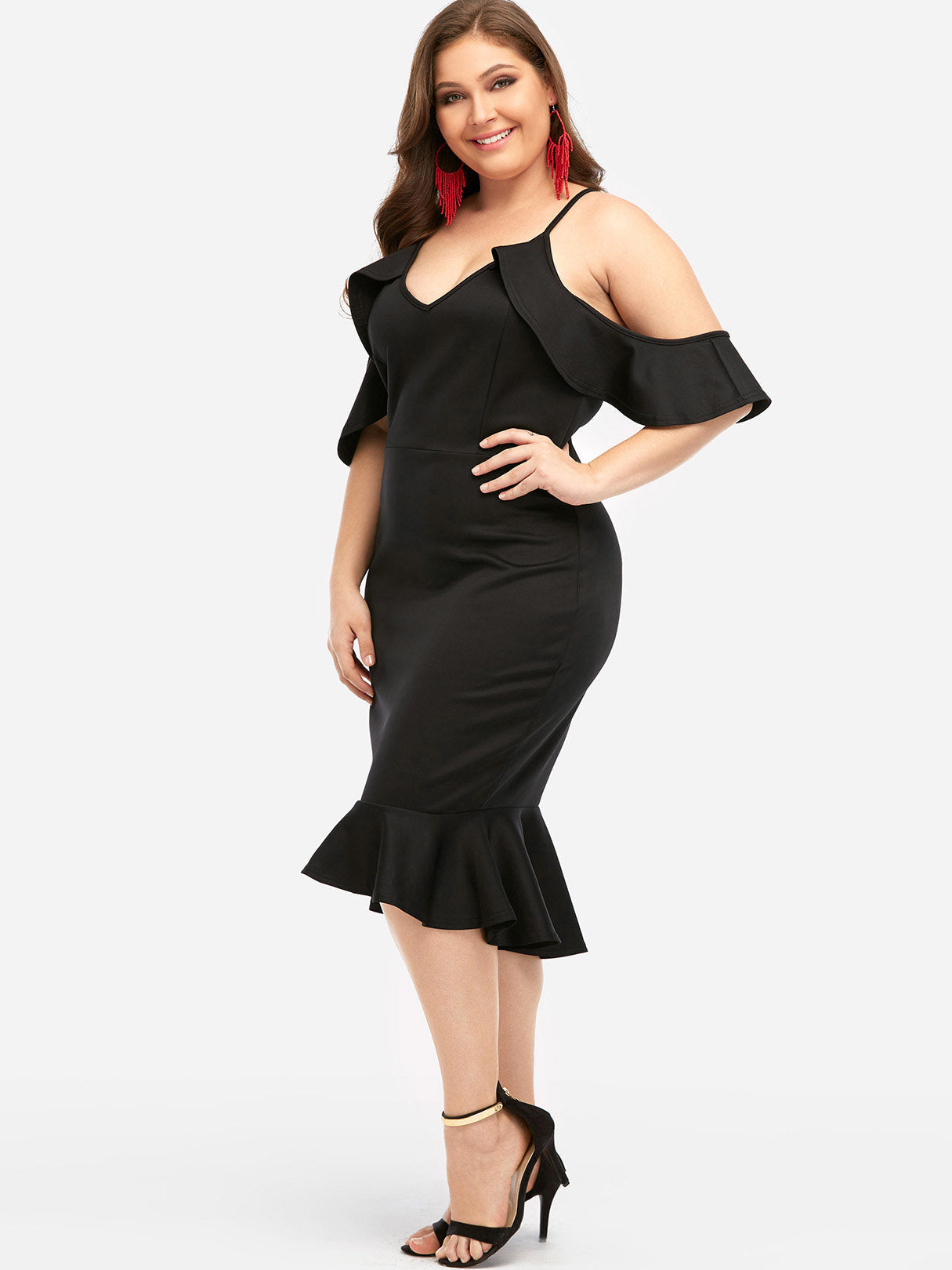 OEM ODM Womens Half Sleeve Plus Size Dresses
