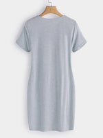 NEW FEELING Womens Grey Mini Dresses