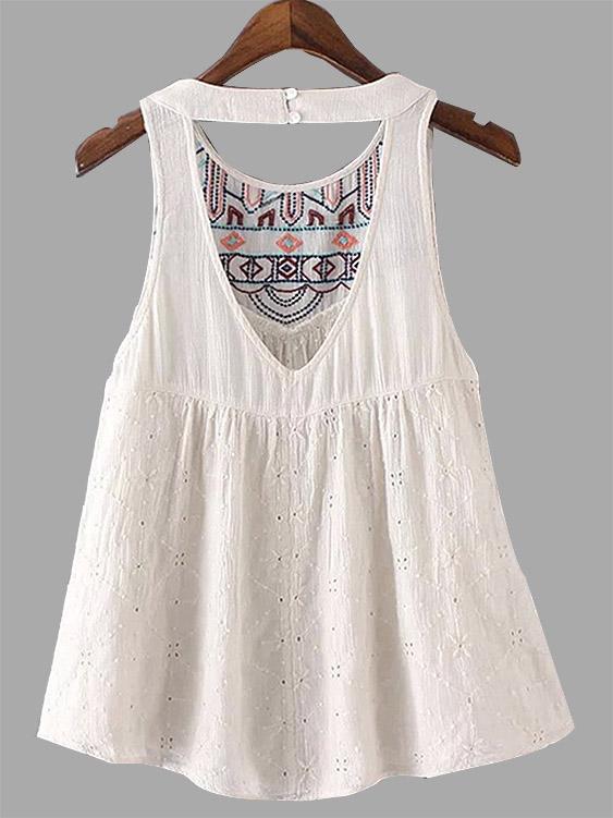 NEW FEELING Womens White Camis