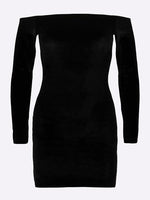 OEM Ladies Black Mini Dresses