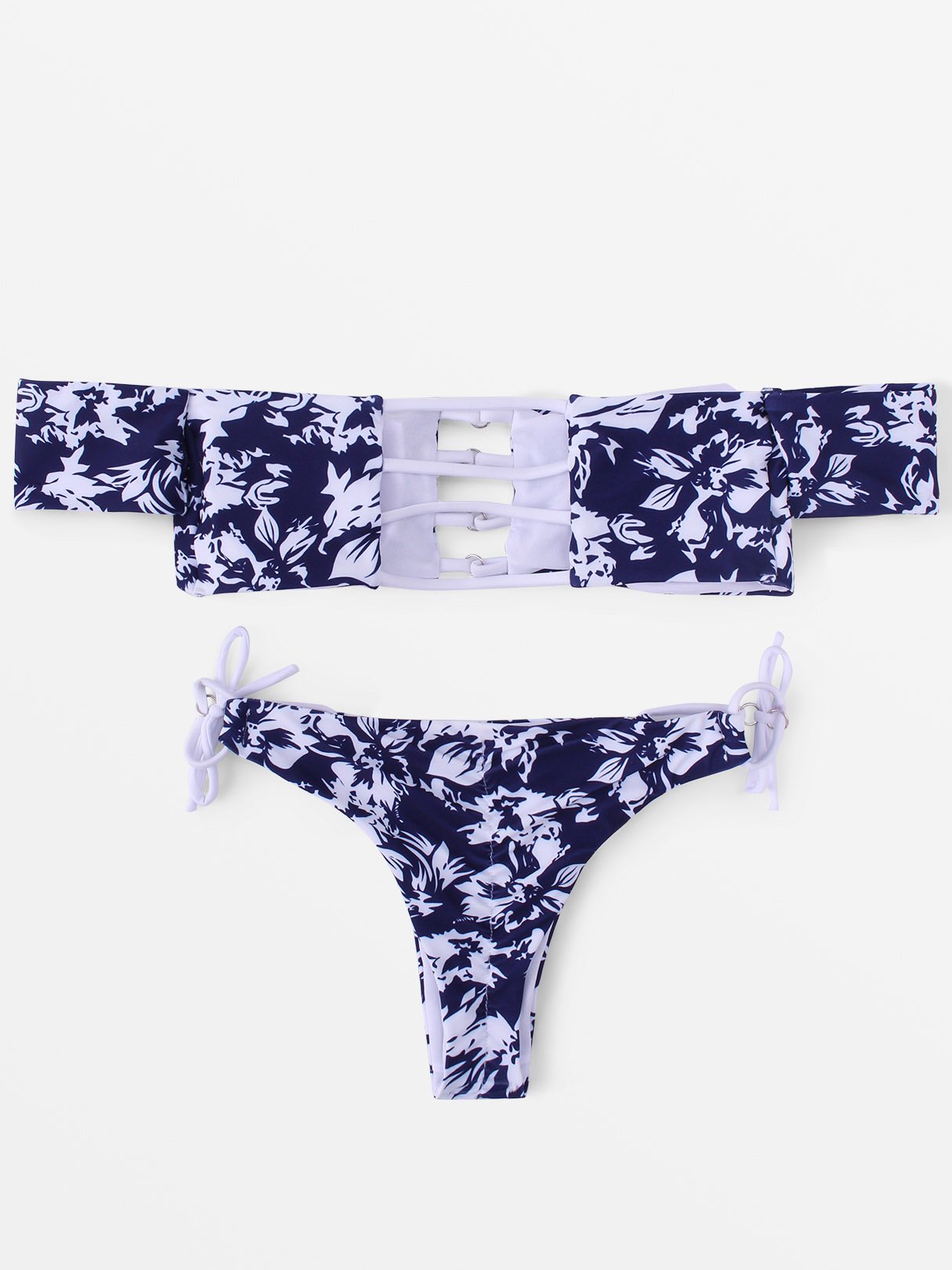 NEW FEELING Womens Floral Bikinis