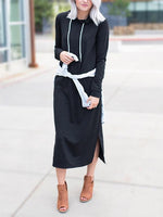 NEW FEELING Womens Black Maxi Dresses