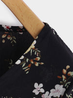 OEM Ladies Black Floral Dresses