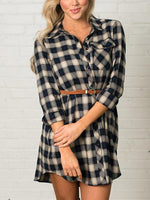 Custom Simple Black Sweater Dress