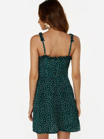 NEW FEELING Womens Green Casual Dresses