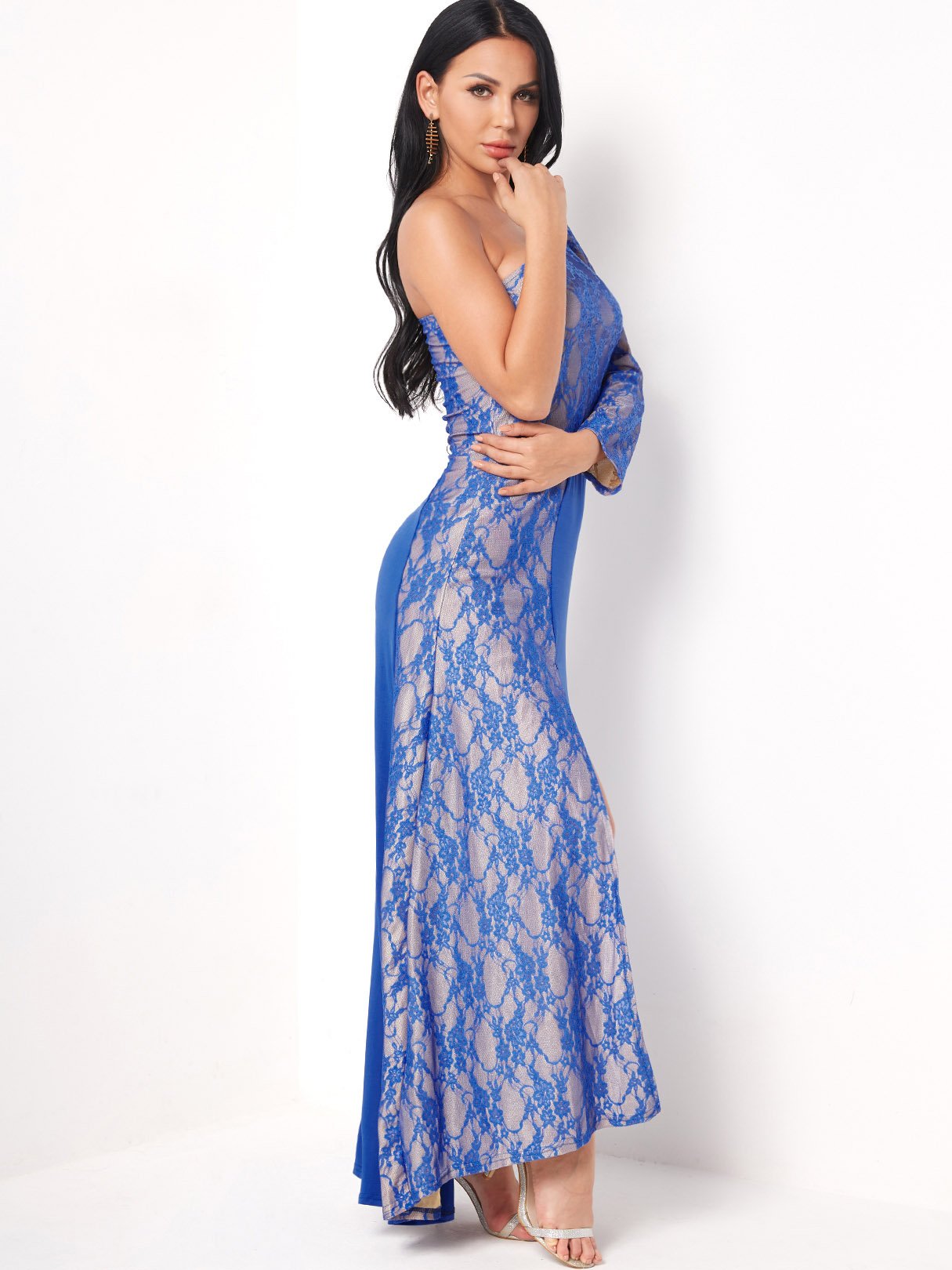 OEM Ladies Blue Sexy Dresses