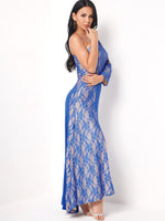 OEM Ladies Blue Sexy Dresses