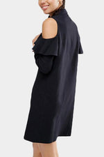 NEW FEELING Womens Black Shirt Dresses