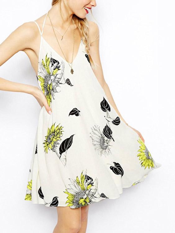 OEM Ladies Multi Floral Dresses