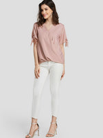 NEW FEELING Womens Pink Blouses