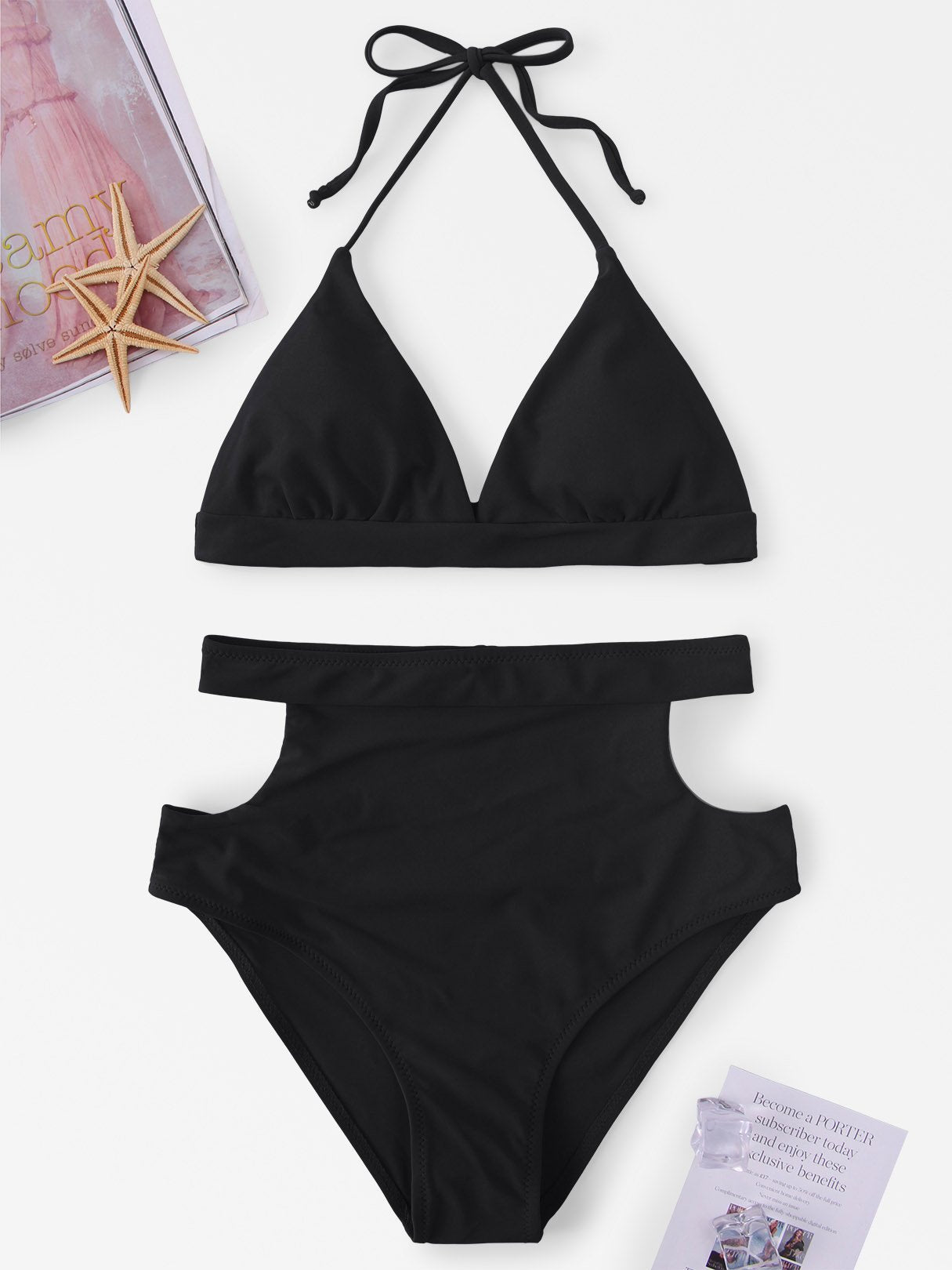 OEM ODM Ladies Black Bikinis