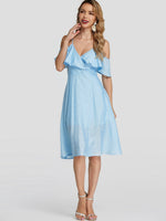 NEW FEELING Womens Black Casual Dresses