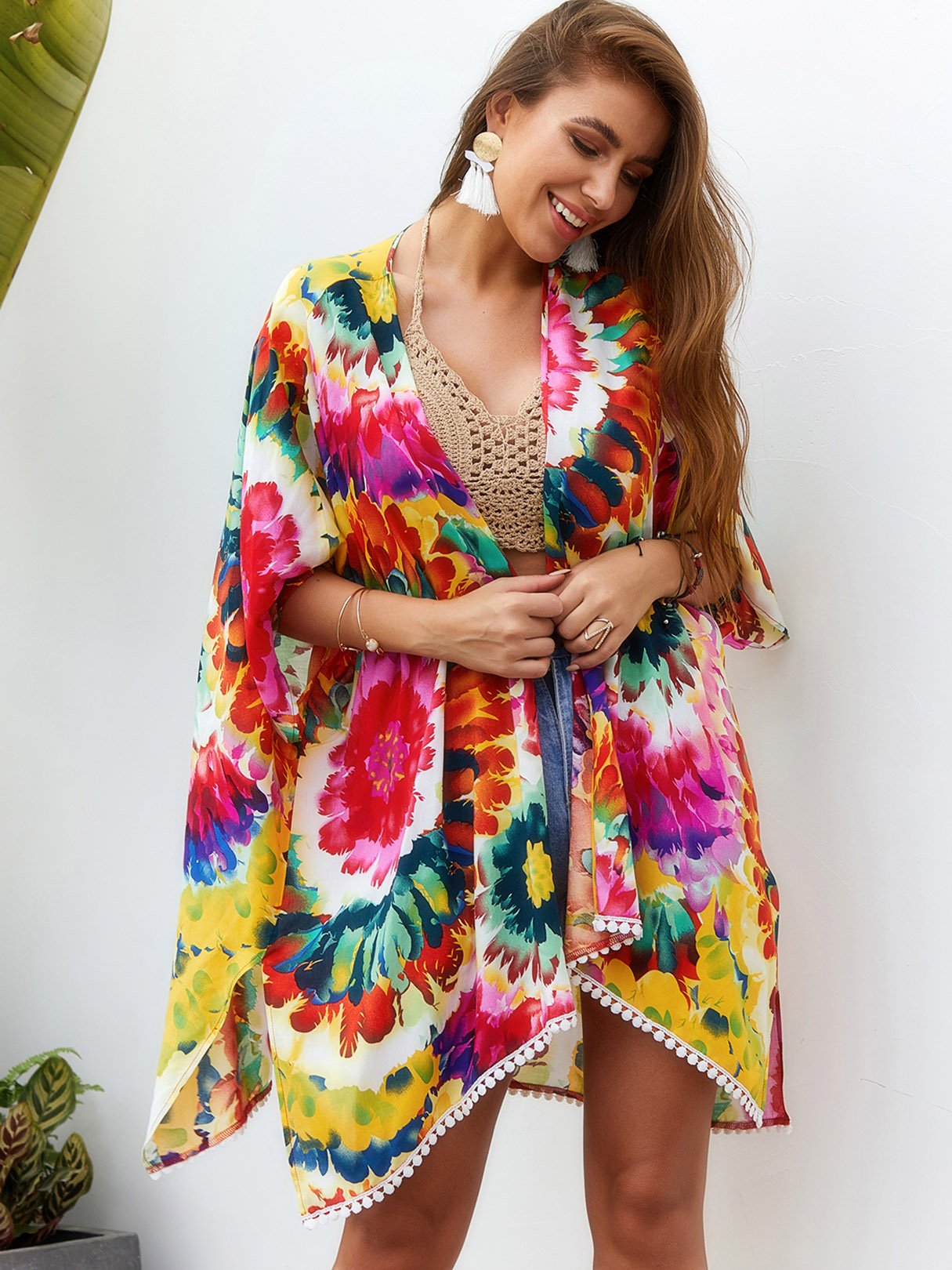 OEM ODM Womens Kimono Jacket