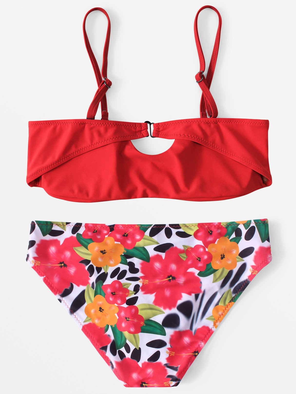 Plus Size White Bikini Top