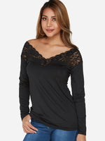 OEM Ladies Black T-Shirts