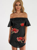 OEM ODM Womens Navy Mini Dresses