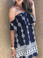 OEM Ladies Navy Mini Dresses