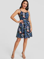 NEW FEELING Womens Floral Mini Dresses