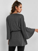 NEW FEELING Womens Grey T-Shirts