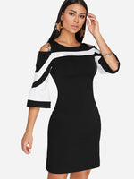 OEM Ladies Black Casual Dresses