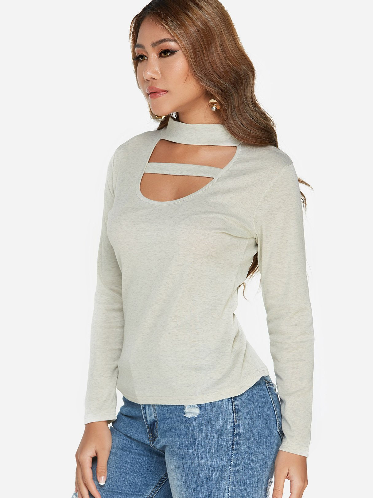 ODM Ladies Long Sleeve T-Shirts