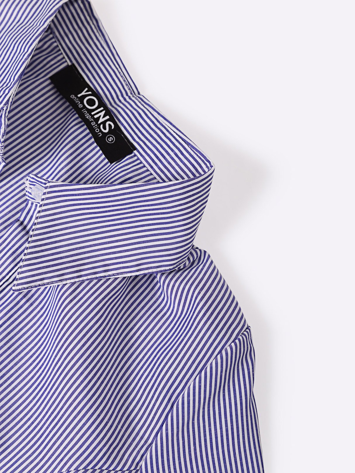 OEM Ladies Dark Blue Shirt Dresses