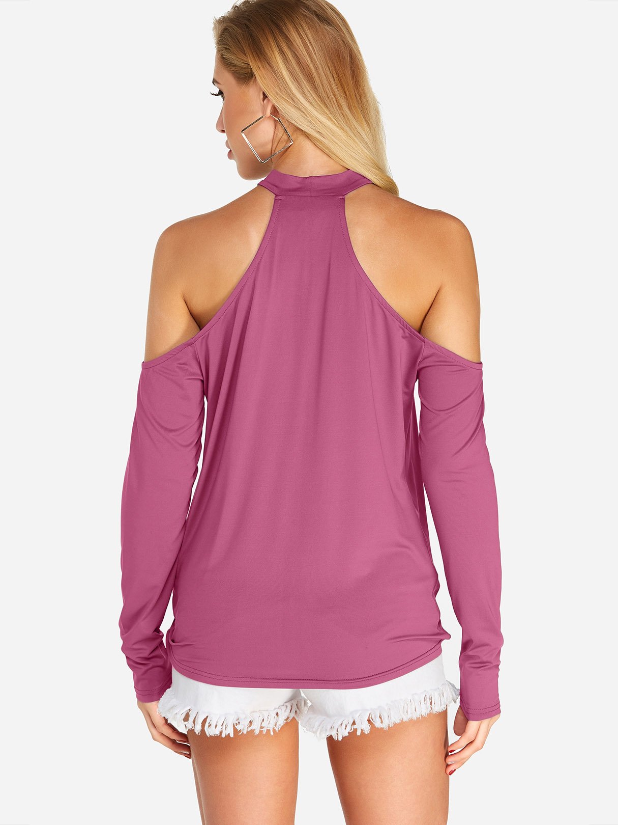 NEW FEELING Womens Rose T-Shirts