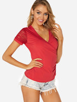Women's Long Sleeve Lace Tops