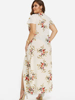 NEW FEELING Womens Floral Plus Size Dresses