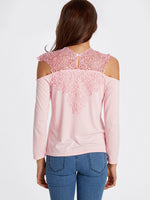 NEW FEELING Womens Pink T-Shirts